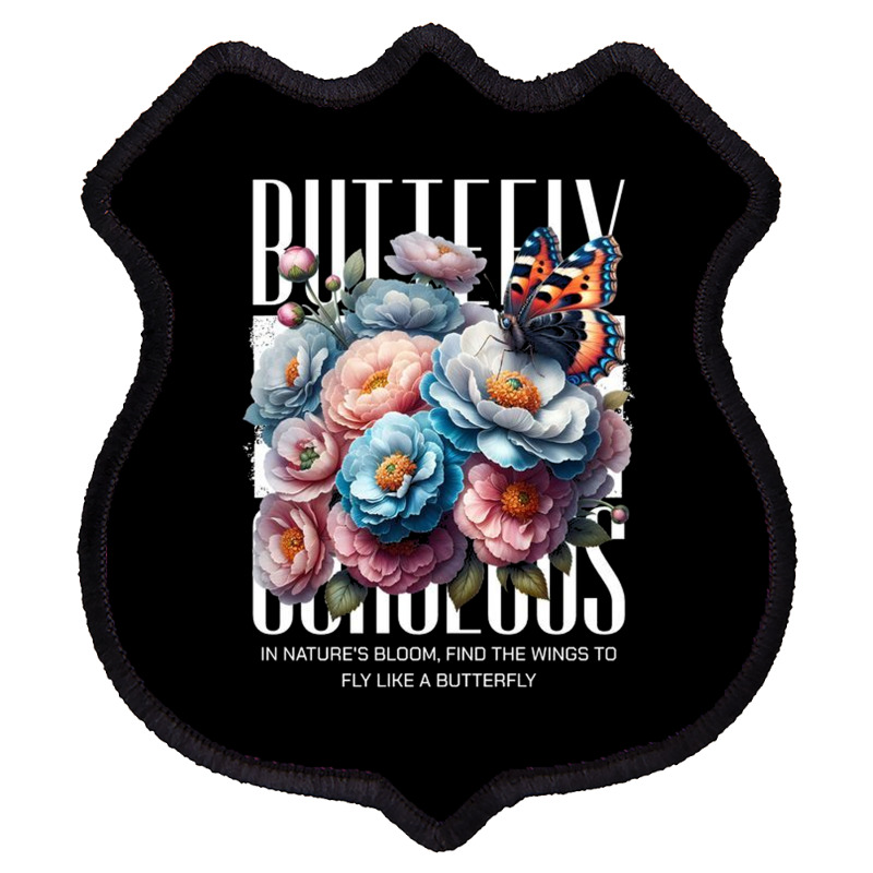 Butterfly Gorgeous Shield Patch | Artistshot