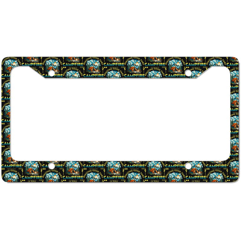 Campfire License Plate Frame | Artistshot