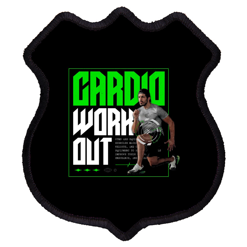 Cardio Workout Shield Patch | Artistshot