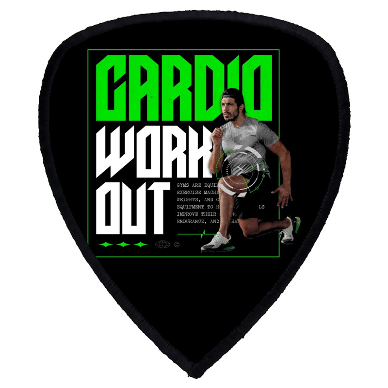 Cardio Workout Shield S Patch | Artistshot