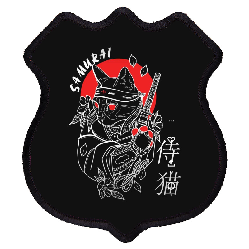 Cat Samurai Shield Patch | Artistshot