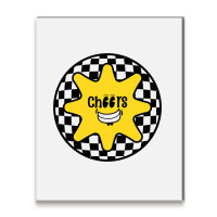 Cheers Drink Coasters Metal Print Vertical | Artistshot