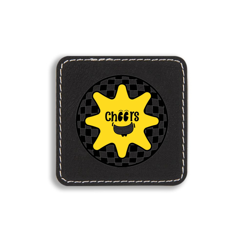 Cheers Drink Coasters Square Leatherette Patch | Artistshot