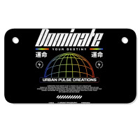 Dominate Your Destiny Motorcycle License Plate | Artistshot