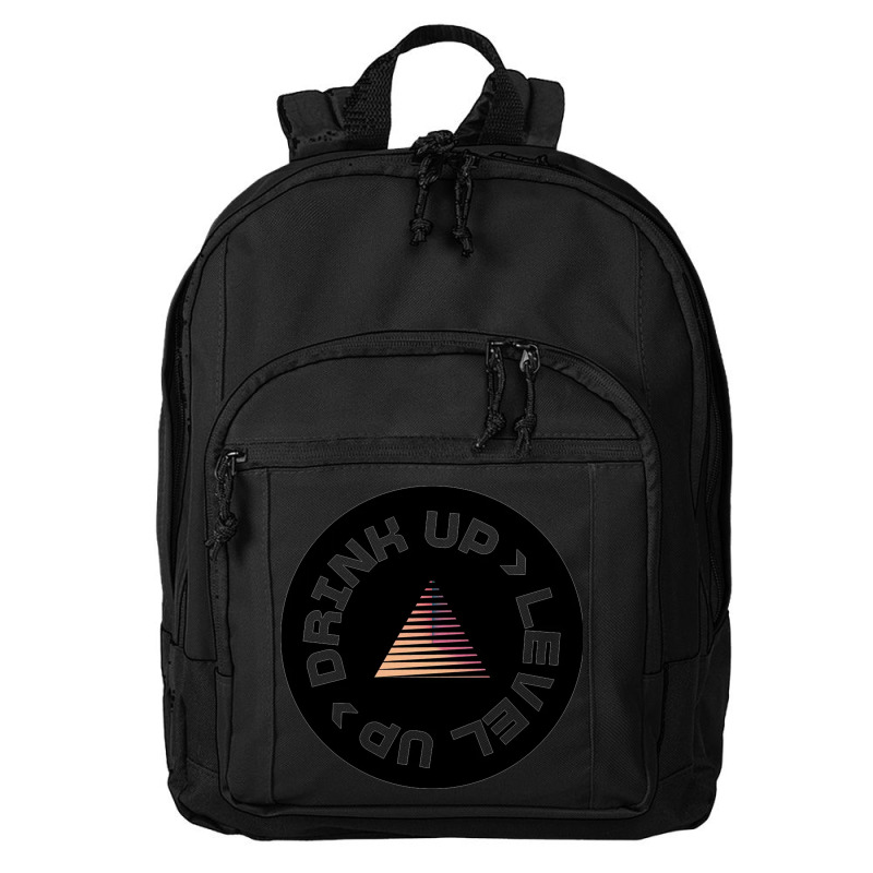 Drink Up Level Up Drink Coasters Basic Backpack | Artistshot