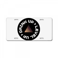 Drink Up Level Up Drink Coasters License Plate | Artistshot