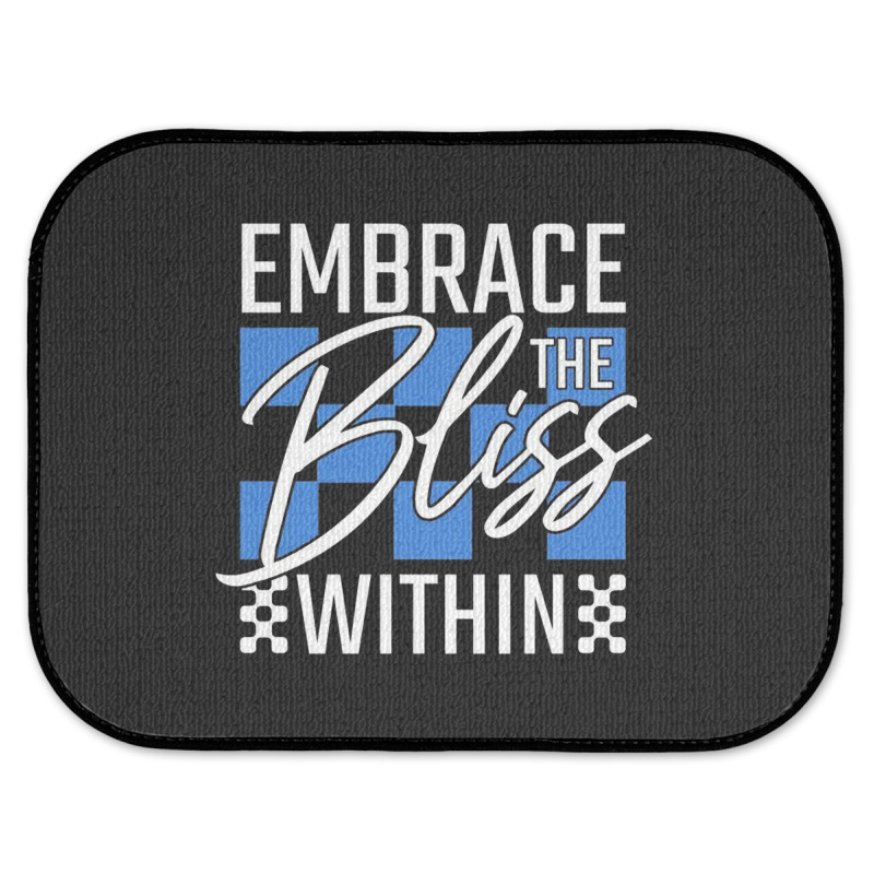 Embrace The Bliss Within Rear Car Mat | Artistshot