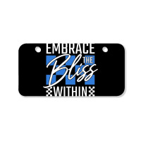 Embrace The Bliss Within Bicycle License Plate | Artistshot