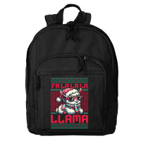 Fa La La La Llama Basic Backpack | Artistshot