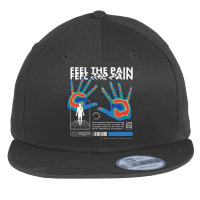 Feel The Pain Flat Bill Snapback Cap | Artistshot