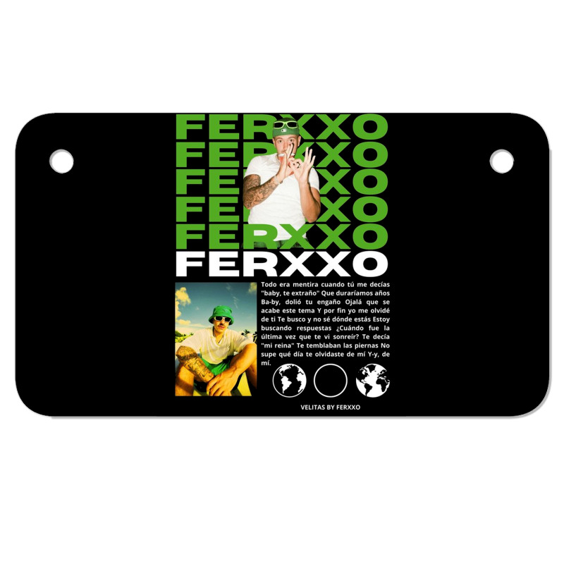 Feid Ferxxo Motorcycle License Plate | Artistshot