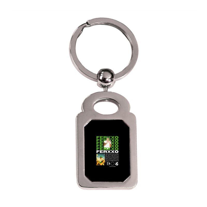 Feid Ferxxo Silver Rectangle Keychain | Artistshot