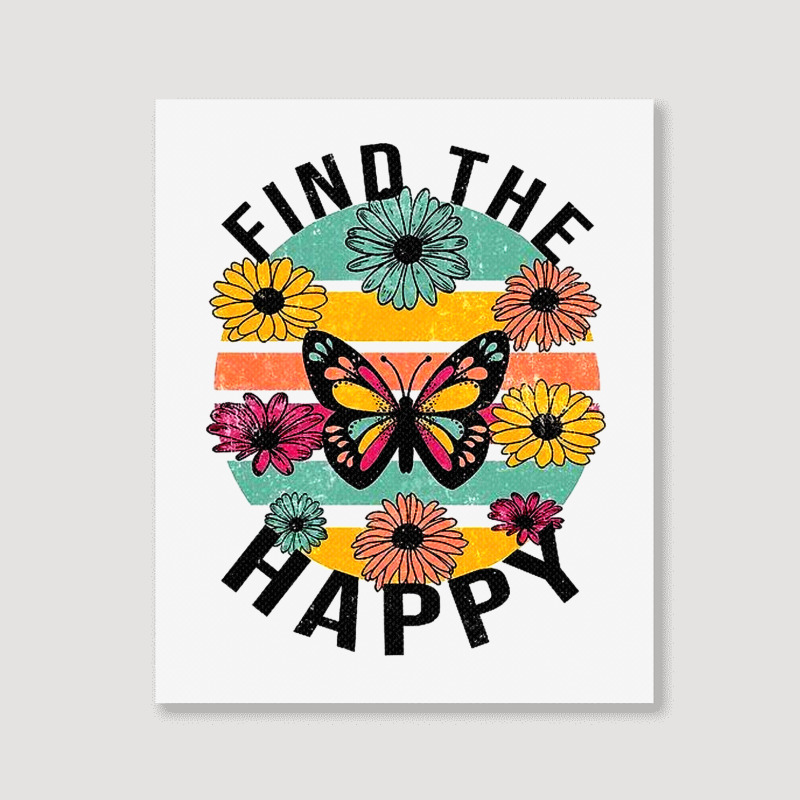 Find The Happy Portrait Canvas Print | Artistshot