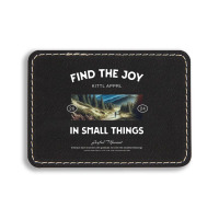 Find The Joy Rectangle  Leatherette Patch | Artistshot