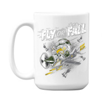 Fly Or Fall 15 Oz Coffee Mug | Artistshot