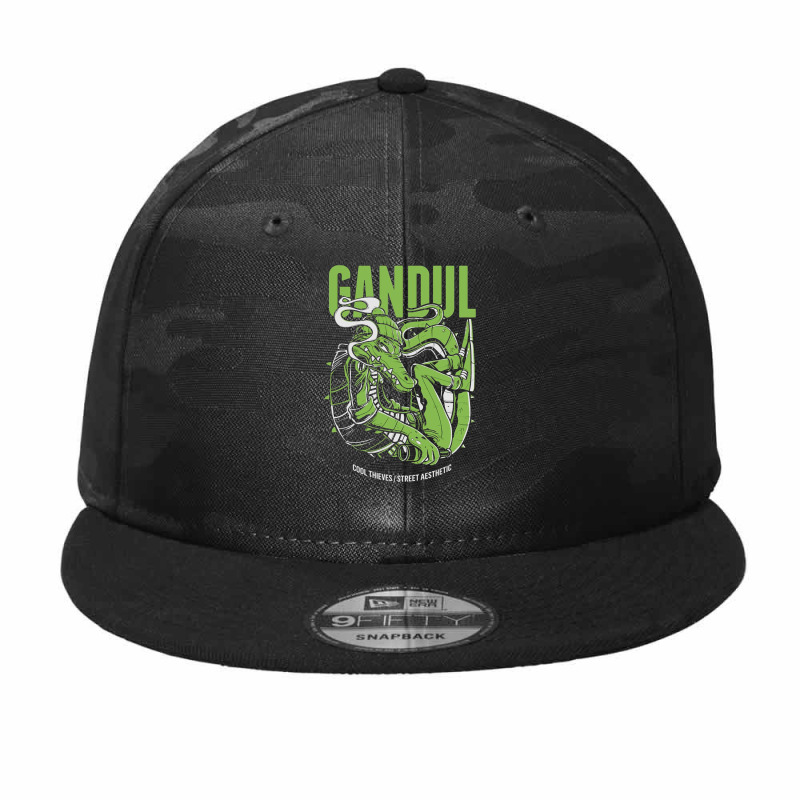 Gandul Camo Snapback | Artistshot