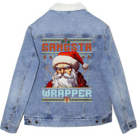 Gangsta Wrapper Unisex Sherpa-lined Denim Jacket | Artistshot