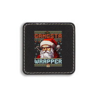 Gangsta Wrapper Square Leatherette Patch | Artistshot