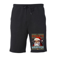 Gangsta Wrapper Fleece Short | Artistshot