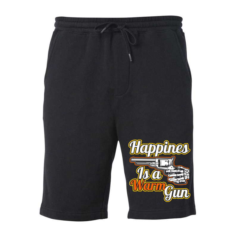 Happines Is A Warm Gun Fleece Short | Artistshot