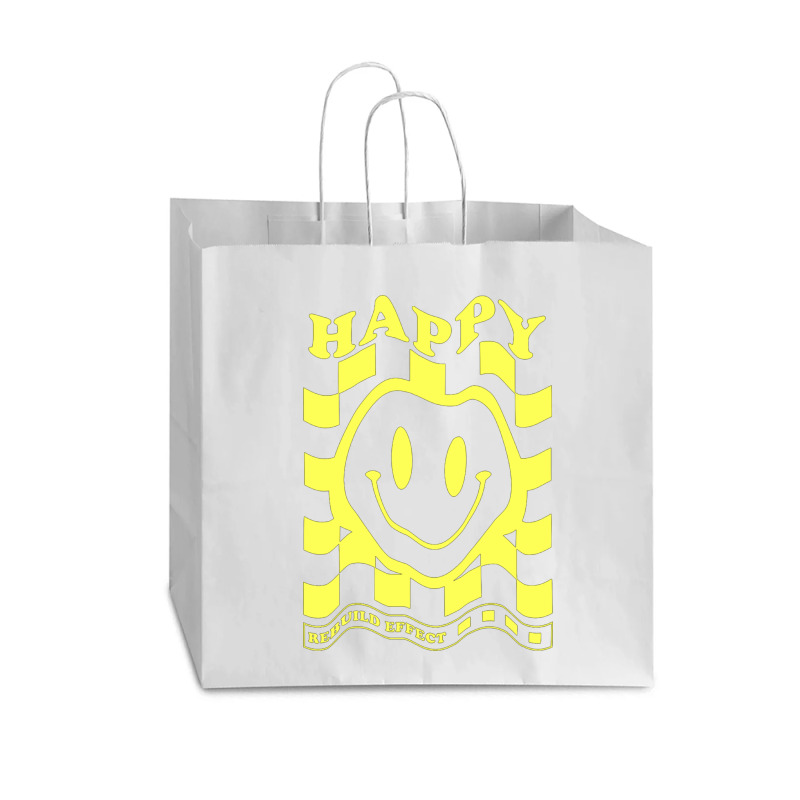 Happy Smile Rebuild Effect Vogue Paper Bag - 16 X 6 X 12 | Artistshot