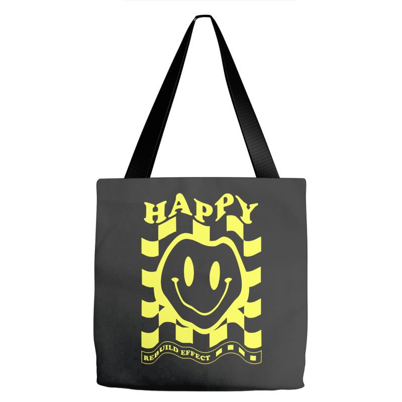 Happy Smile Rebuild Effect Tote Bags | Artistshot