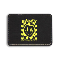 Happy Smile Rebuild Effect Rectangle  Leatherette Patch | Artistshot