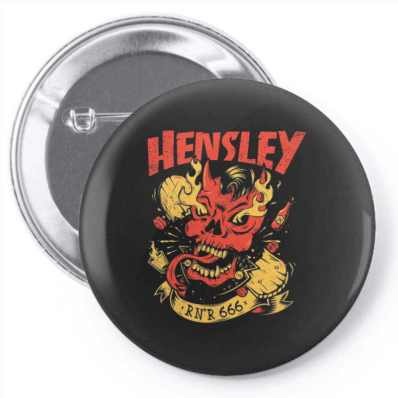 Hensley Pin-back Button | Artistshot