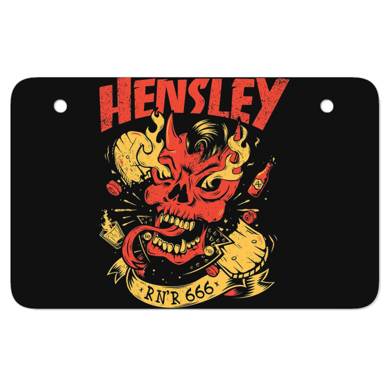 Hensley Atv License Plate | Artistshot