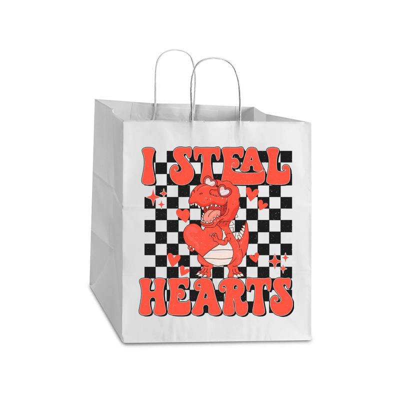 I Steal Hearts Take Out Paper Bag - 14 X 10 X 15 1/2 | Artistshot