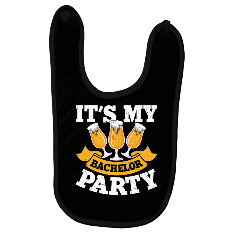 It's My Bachelor Party Baby Bibs | Artistshot