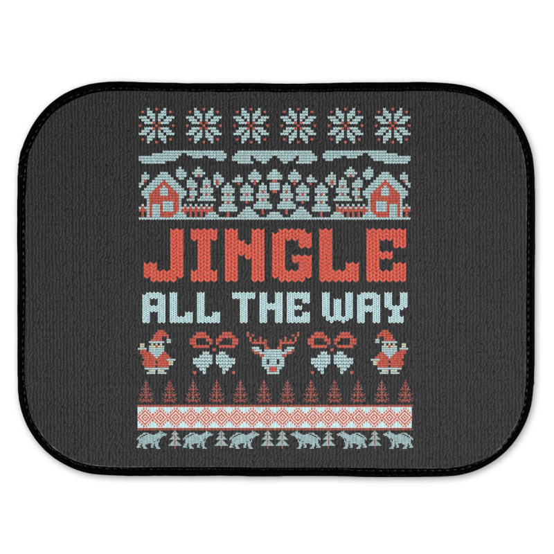 Jingle All The Way Rear Car Mat | Artistshot