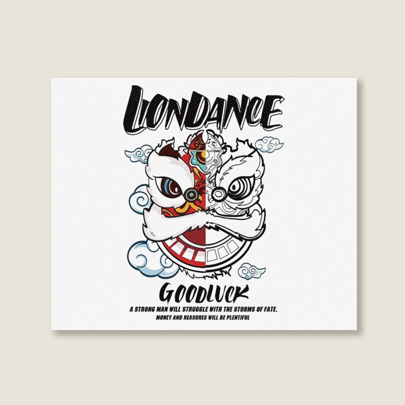 Liondance Landscape Canvas Print | Artistshot