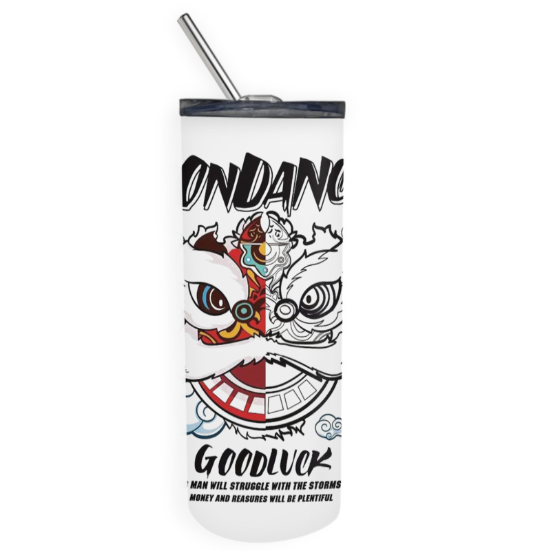 Liondance Skinny Tumbler | Artistshot