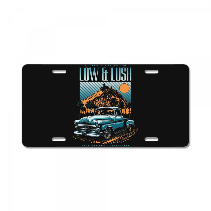 Low And Lush License Plate | Artistshot