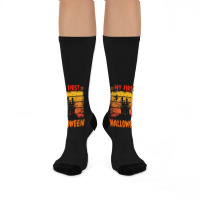 My First Halloween Crew Socks | Artistshot