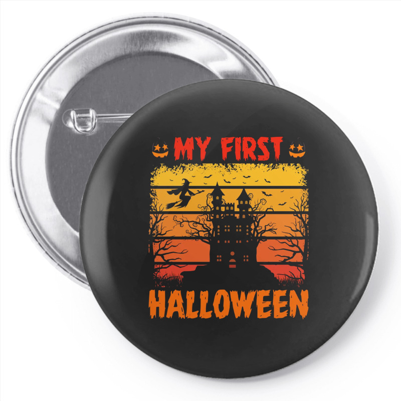 My First Halloween Pin-back Button | Artistshot