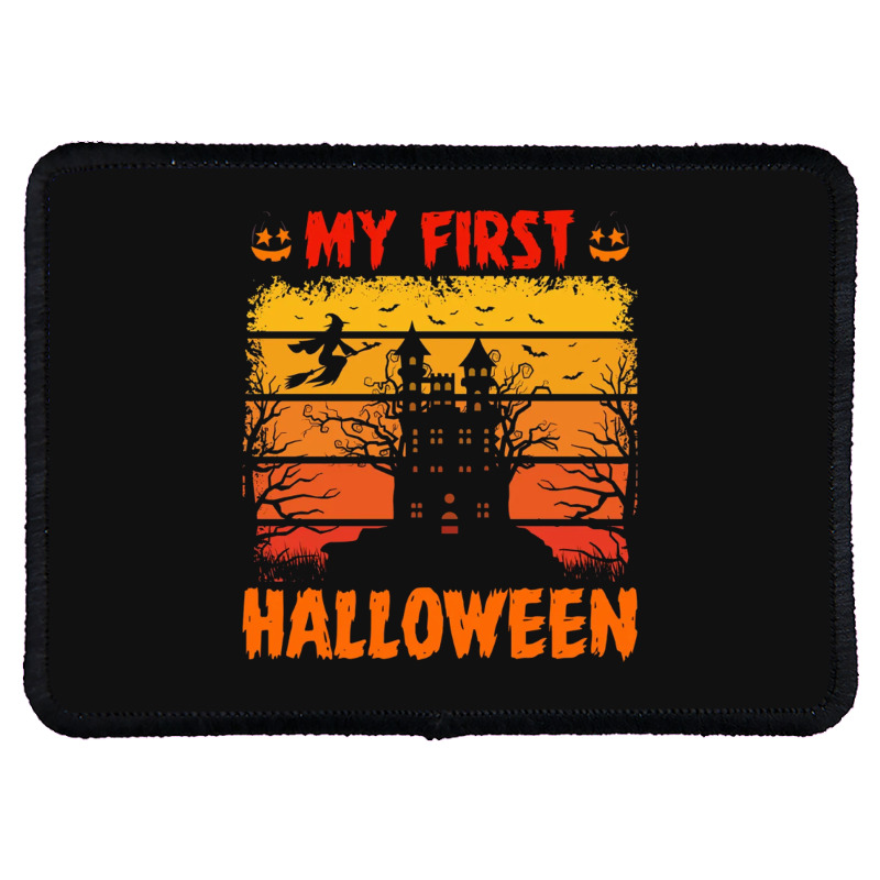 My First Halloween Rectangle Patch | Artistshot