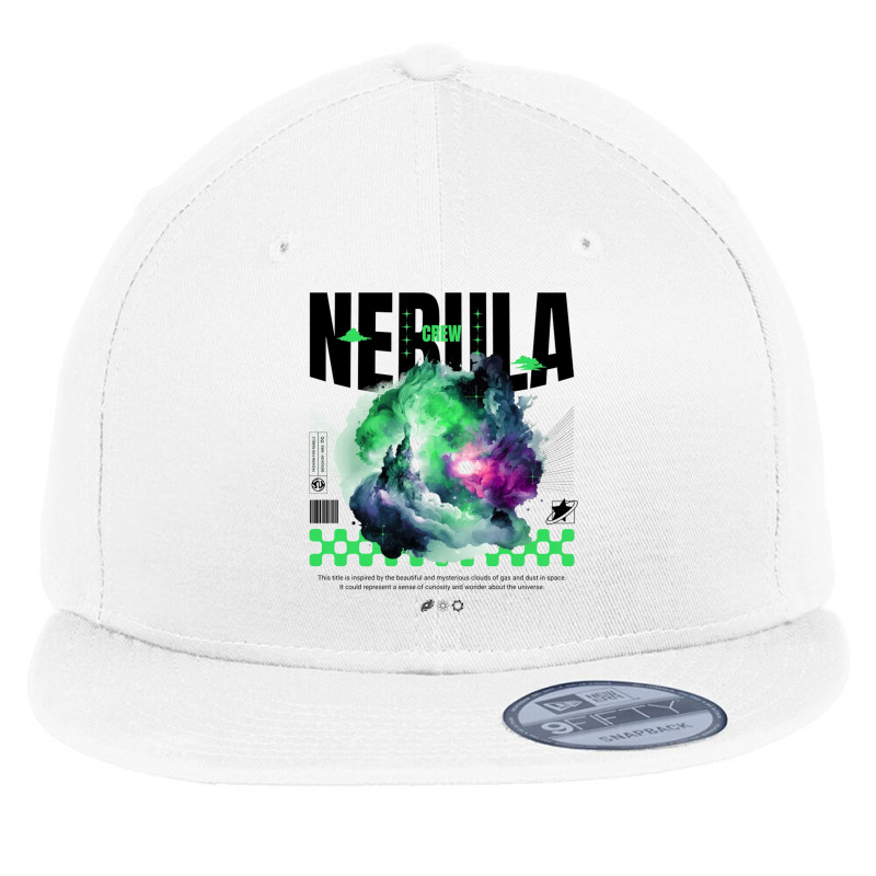 Nebula Crew Flat Bill Snapback Cap | Artistshot