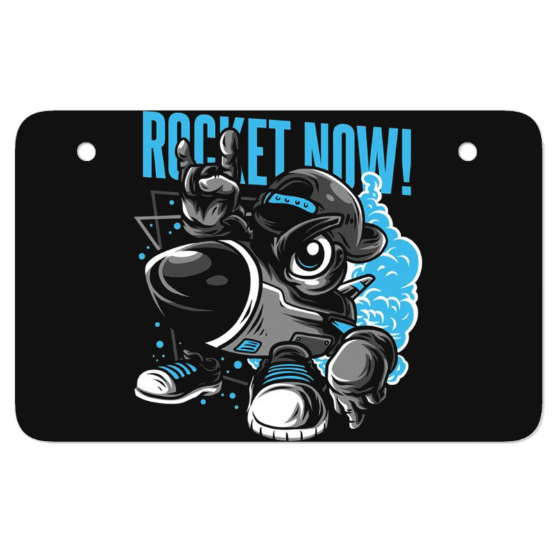 Rocket Now Atv License Plate | Artistshot