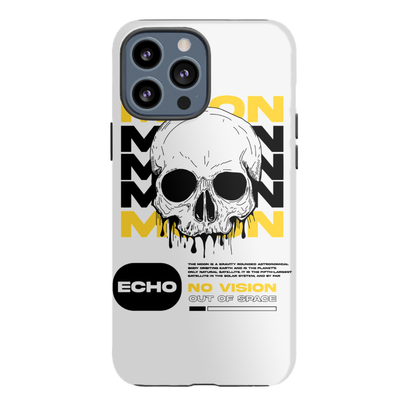 Skull With Moon Iphone 13 Pro Max Case | Artistshot