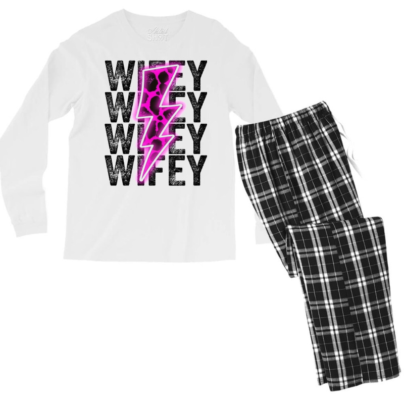 Wifey Men's Long Sleeve Pajama Set | Artistshot