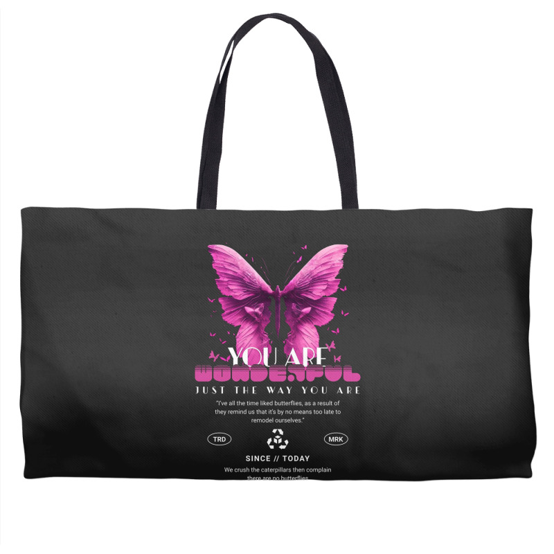 You Are Wonderful Weekender Totes | Artistshot