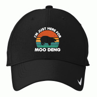 I'm Just Here For Moo Deng Nike Dri-fit Cap | Artistshot