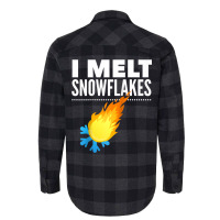 I Melt Snowflakes Funny Conservative Flannel Shirt | Artistshot