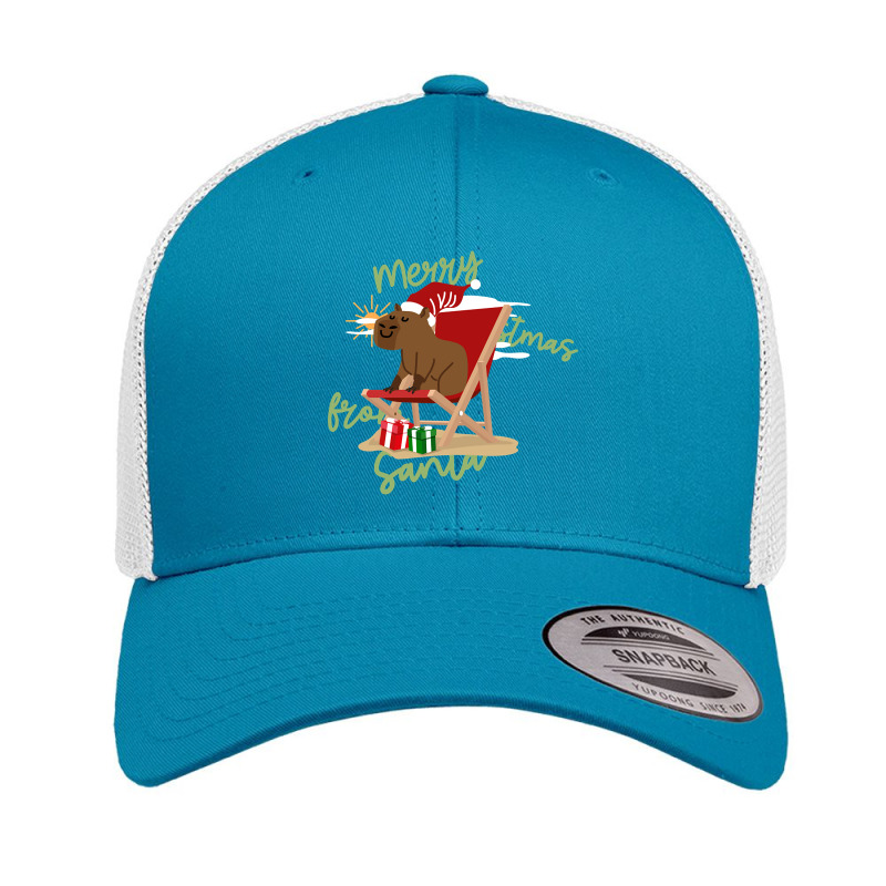 Merry Christmas From Santa Design Retro Trucker Cap by Kanmosrin52 | Artistshot