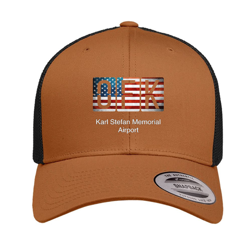 Ofk Karl Stefan Memorial Airport Retro Trucker Cap | Artistshot