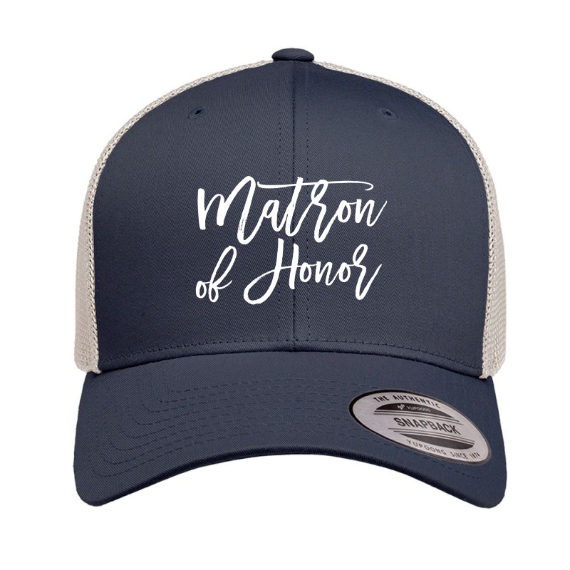 Matron Of Honor Retro Trucker Cap by sudarsoy | Artistshot