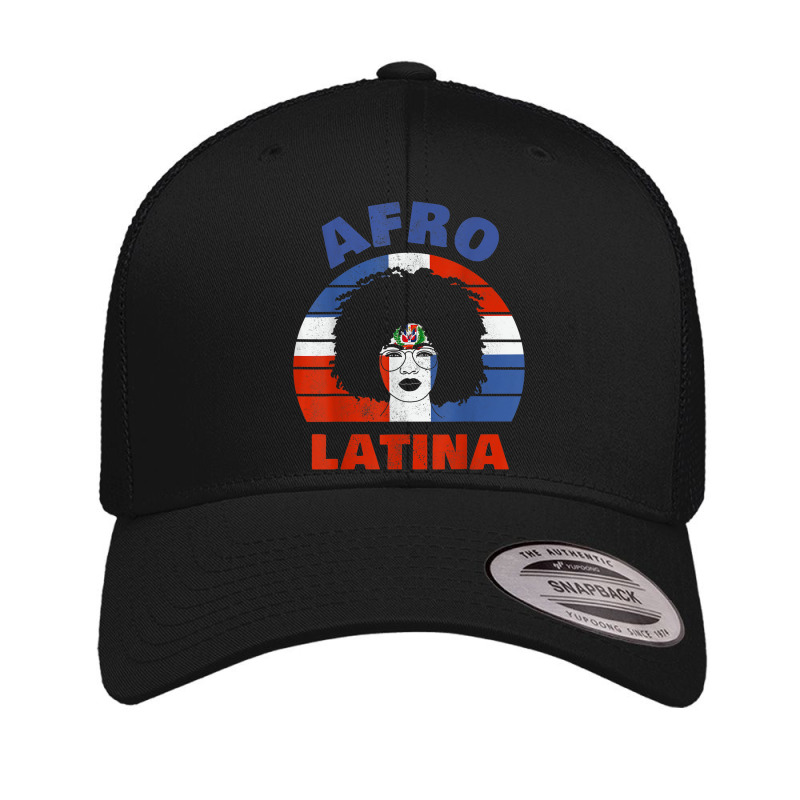 Dominican Afro Latina Women National Hispanic Month Latinx Retro Trucker Cap by Fashzilla | Artistshot