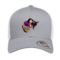 Buffy Sainte Marie - An Illustration By Paul Cemmick Retro Trucker Cap | Artistshot